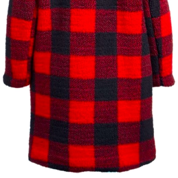 Steve Madden Plaid Sherpa Coat! Size XL! NWT! - Picture 5 of 10